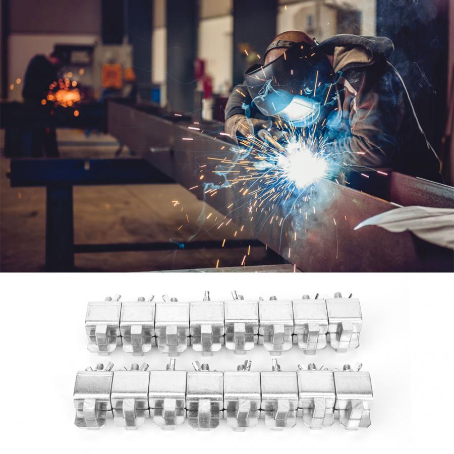 16pcs Butt Welding Clip Clamps Holder Sheet Metal Car Truck Door Skin Panel Welding Clip Clamps Sheet Welding Clamps Tools Set