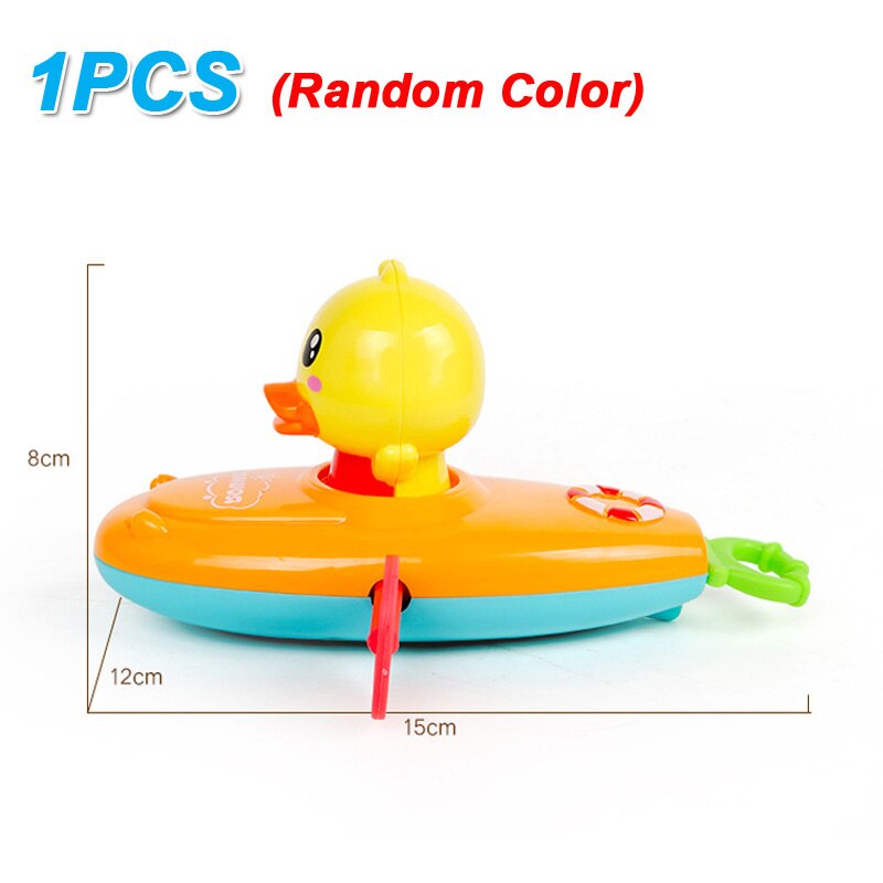 QWZ Baby Bad Spielzeug Saugnapf Marmor Rennen Umlaufbahnen Track Kinder Badezimmer Badewanne Spielen Wasser Spielzeug Dusche Spiele Schwimmen Pool werkzeuge: Duck 1pcs