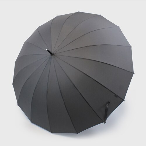 Japanese Umbrella Windproof 16-bone Big Long Handle Umbrella Sun UV Men Business Rain Umbrellas Large Double Regenschirm SY244: Style 2