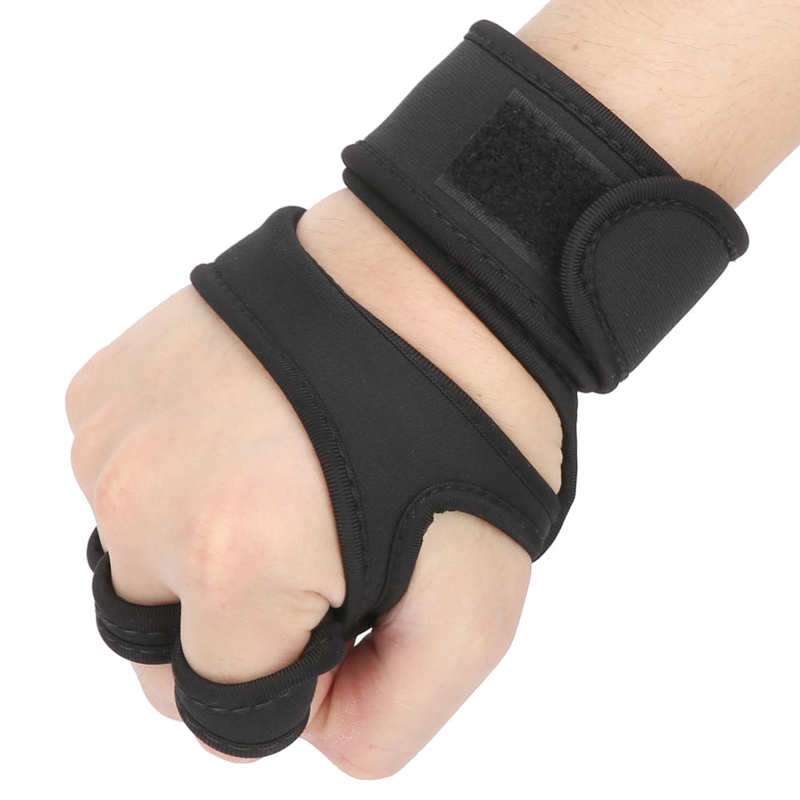 1 para rękawice robić podnoszenia ciężarów trening siłowy ochrona dłoni rękawice antypoślizgowe podnoszenie ciężarów zdatność opaski na nadgarstek rękawice