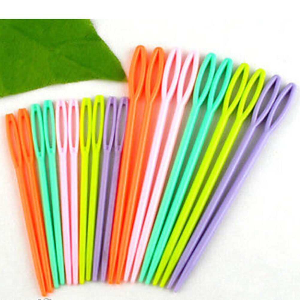 20pcs/Set 7cm/9cm Large Eye Sewing Needles Plastic Wool Sewing Embroidery Tapestry Needles Cross Darning Stitchery Needles