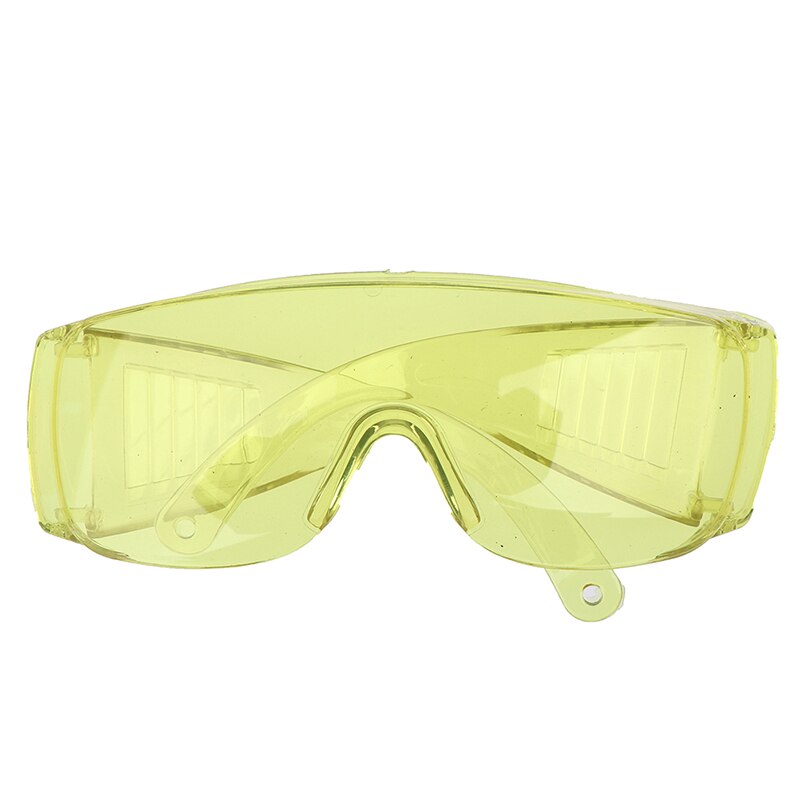 1pc transparante werkveiligheidsbrillen oogbescherming kleur anti-stofbrillen buiten auto bestuurder motorbril: Geel