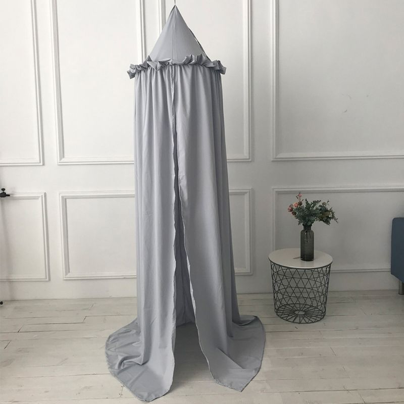 Dzieci baldachim robić łóżka zasłony dziewczyny księżniczka okrągły zawieszony kopuła moskitiera dzieci bawią łóżeczko dziecięce łóżeczko wisząca namiotowa wystrój pokoju