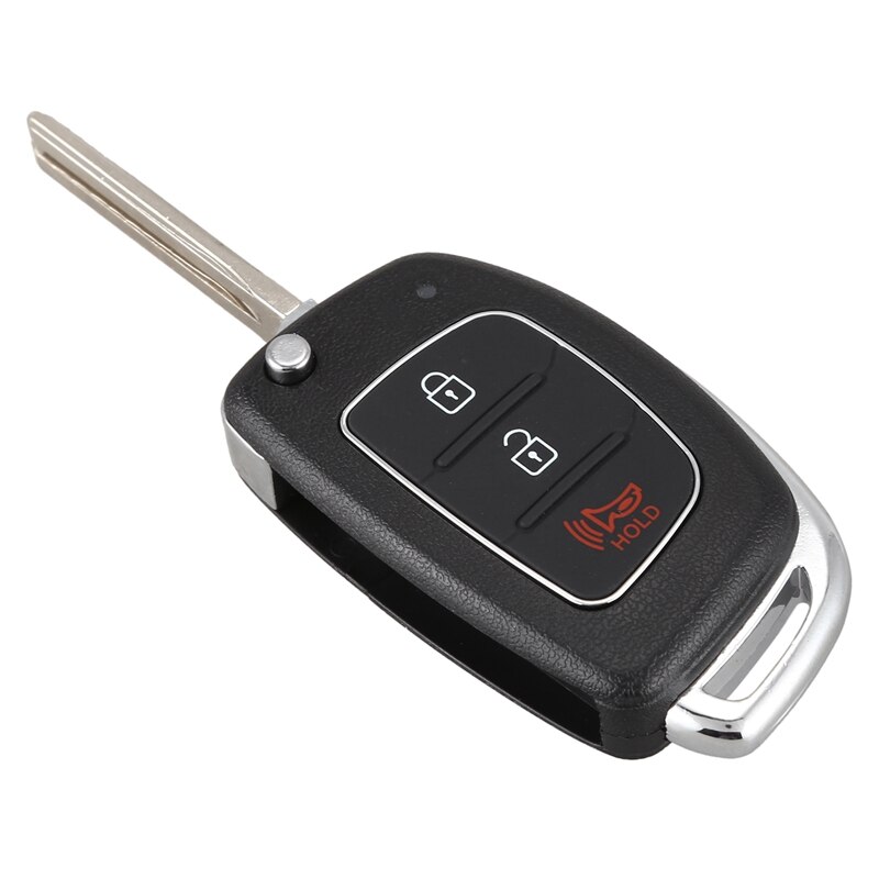 3 Buttons Flip Folding Remote Key Fob Shell Case For Mistra Hyundai Hb20 Santa Fe Ix35 Ix45 Accent I40