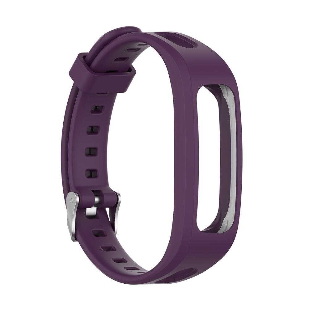 Siliconen Polsband Vervanging Watch Band Voor Huawei Band 4e 3e Honor Band 4 Running Wearable Smart Accessoires: purple-