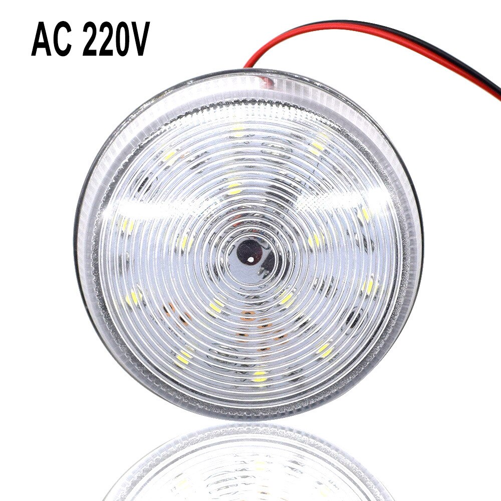 Gate Flashing Light Alarm Lamp For Swing Sliding Gate Barrier Signal Strobe Flashing Lamp DC 12V 24V AC220V: AC220V white