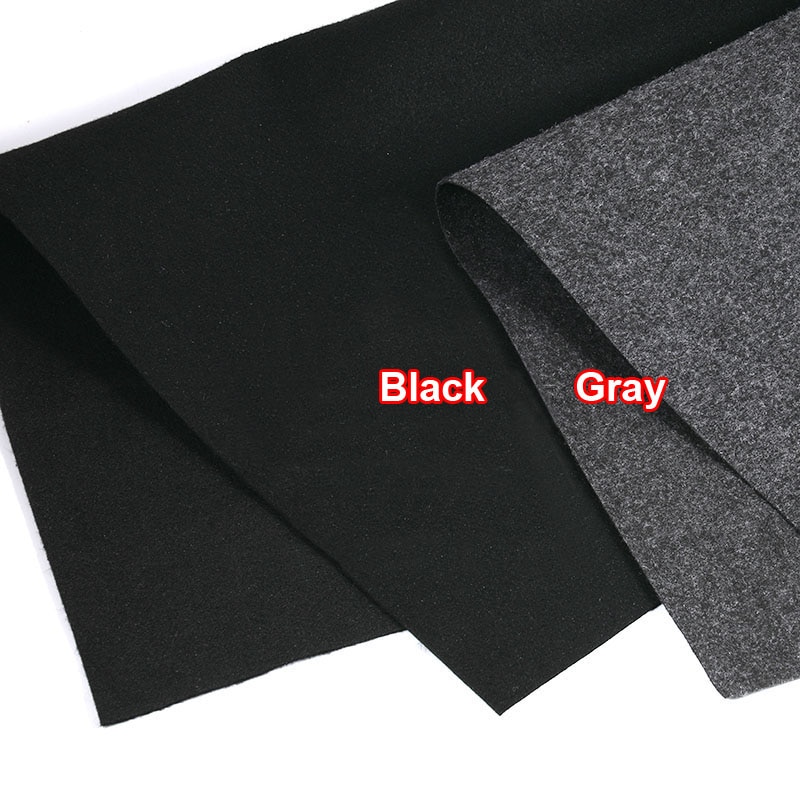 Gray/Black Speaker Cloth Car Subwoofer Box Polyester Fiber Sound-Absorbing Board Clothes Anti-Seismic Blanket Felt