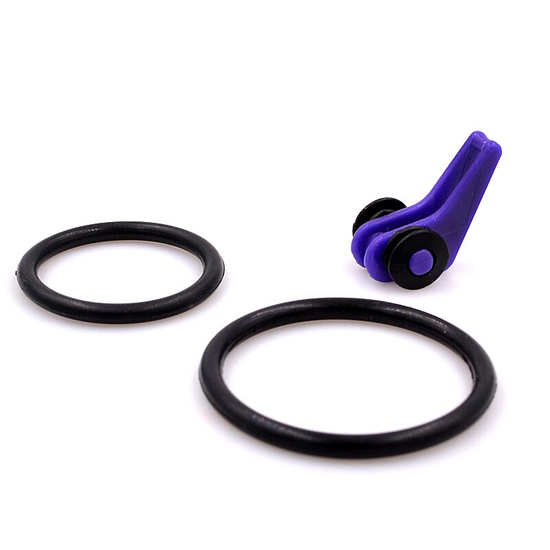 1 Stks Plastic Vishaak Keeper voor Hengel Pole Vissen Lokt Aas Vishaak Veiligheid Houder Visgerei Accessoires: Purple