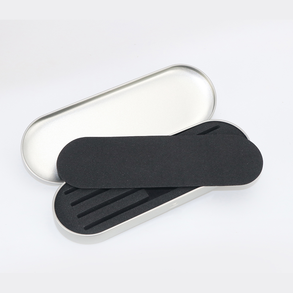1 pz custodia per pinzette per ciglia materiale in banda stagnata facile da trasportare doppia protezione scatola di colori di diverse dimensioni fornitore di strumenti