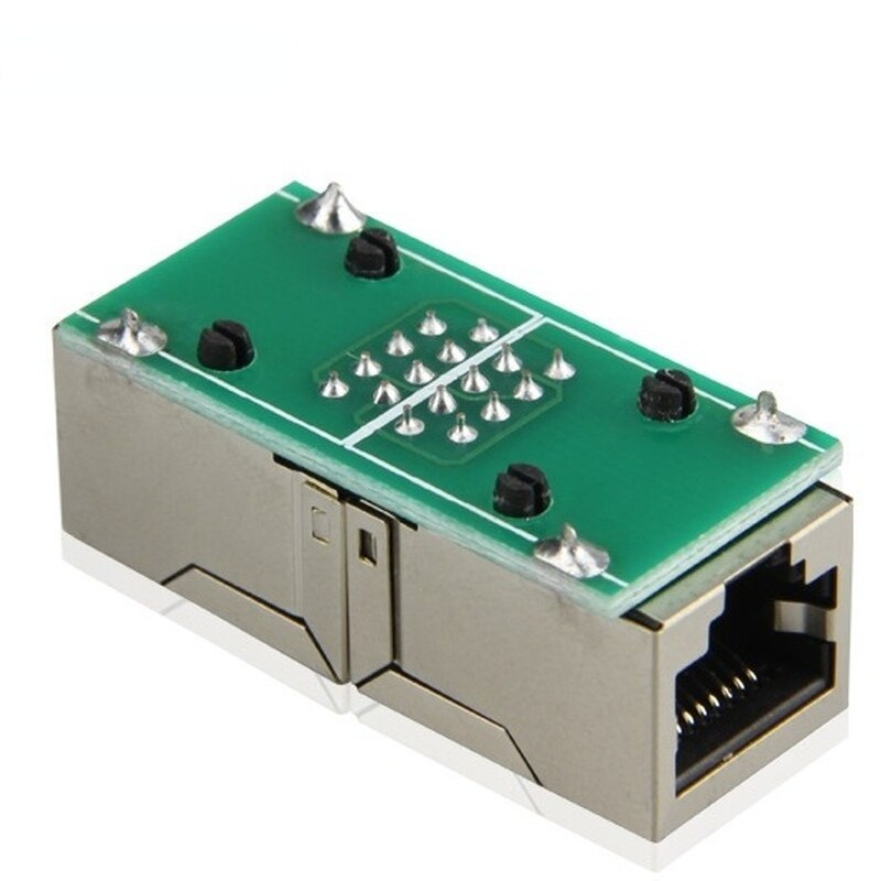 Standard Rj45 Connector Cat7 Cat6 Cat5e Double Socket Adapter Cat 6 8p8c Network Extender Rg Rj 45 Rg45 Ethernet Cable Female