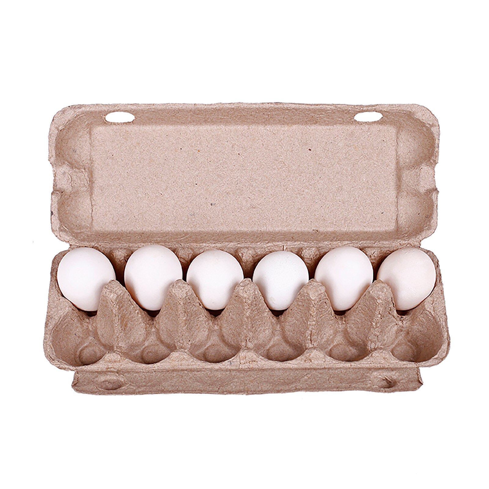 10pcs Paper Pulp Egg Storage Containers Egg Trays Egg Storage Boxes Egg Holders Egg Storage Tray Box Portable Carton QW