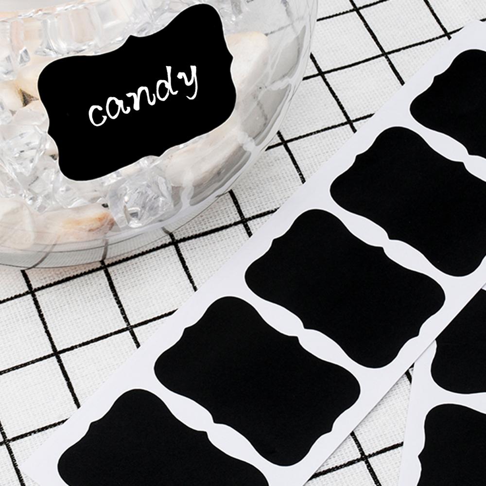 150pcs Spice Sticker Kitchen Label Sticker Waterproof Jar Stickers Storage Organizer Bottles Jars Stickers Blackboard Spices Tag