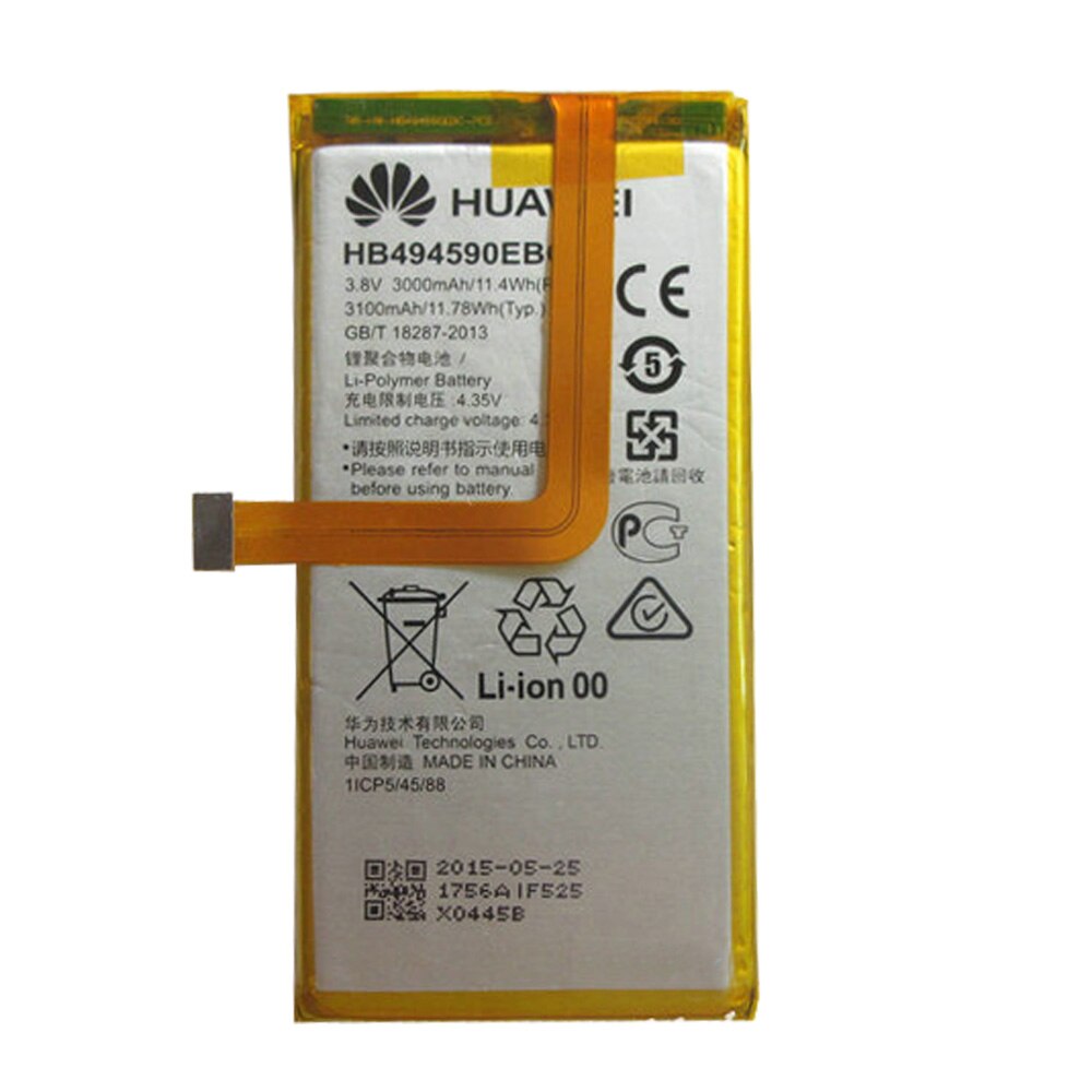 Originele Backup Voor Huawei Honor 7 HB494590EBC 3000Mah Batterij Voor Huawei Honor 7 G628 Smartphone