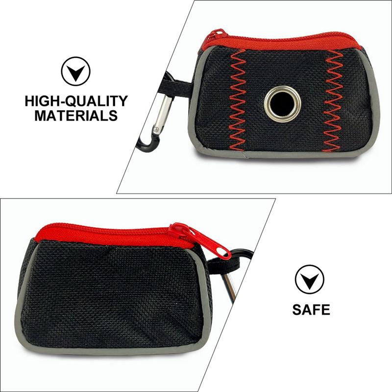 Portable Dog Waste Poop Bag Storage Box Oxford Cloth Pet Trash Bag Container