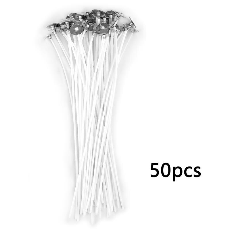 50Stck/100Stck Kerze Dochte Rauchfreien Wachs Reiner Baumwolle Kern Für DIY Kerze Machen Vorgewachste Dochte Party Liefert 2,5-20cm: Pflaume