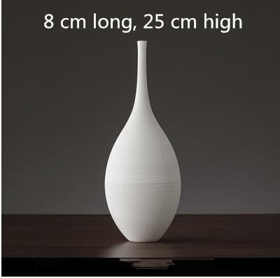 Ceramic vase, European-style art, home office restaurant bar desk table decorations, wedding decoration: style  5