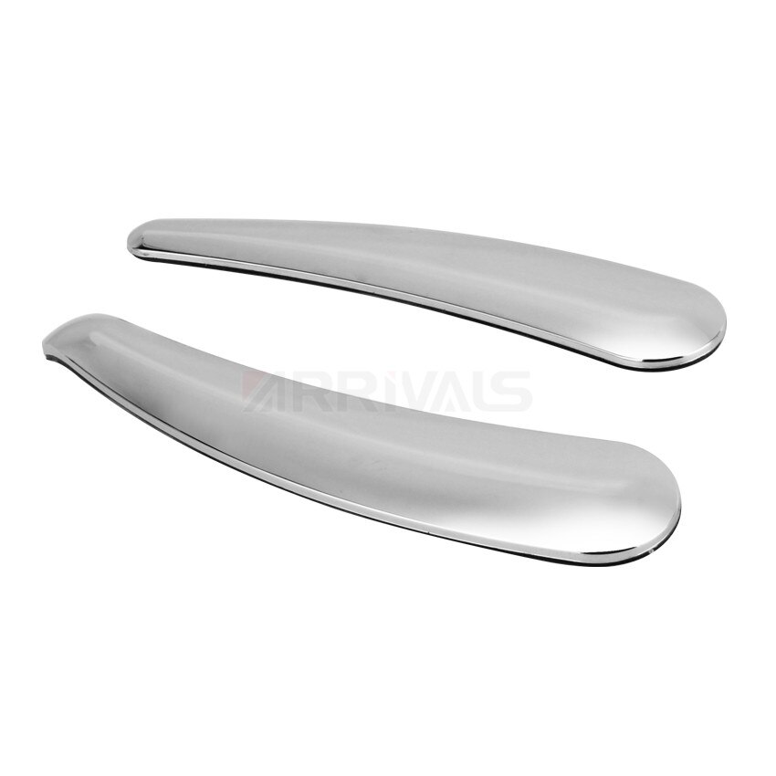 Chrome Motorcycle Cerved Swingarm Frame Insert Set For Harley Softail Models