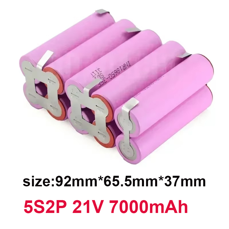 Customized5S2P 5S3P 5S4P 6S2P 8.4V 3.7V 10.8V 16.8V 18V 25.2V 18650 35E Battery Pack 3500mAh for Screwdriver Electric Drill Cell: Chocolate