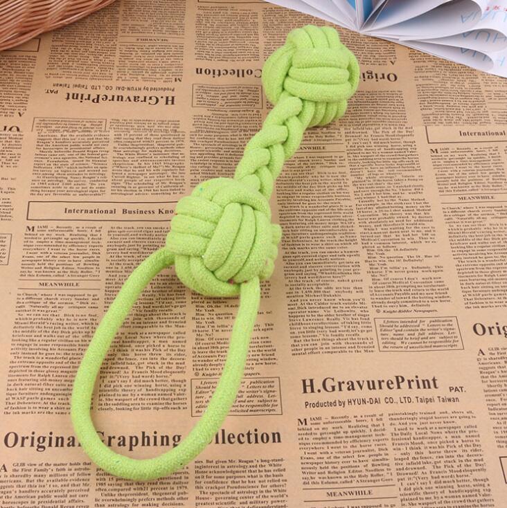 Kleurrijke Hond Touw Speelgoed Handgemaakte S L Gevlochten Huisdier Katoen Geweven Touw Katten Honden Tanden Reinigen Chew Speelgoed Knoop speelgoed