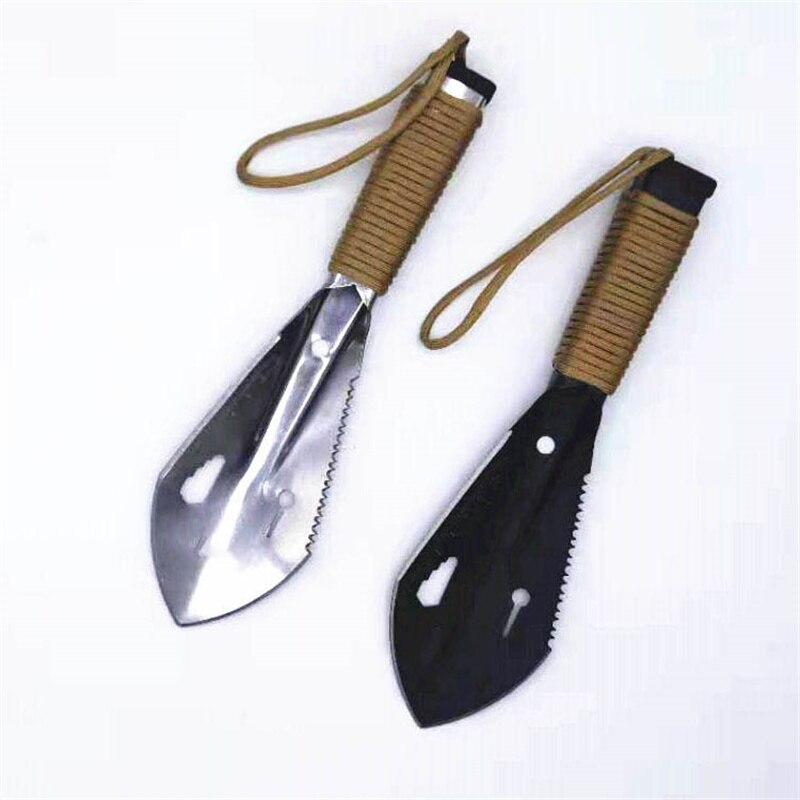 Multifunctional Outdoor Metal Detector Stainless Steel Garden Shovel DIY Digging Tool Portable Landscaping Detecting Digger Tool