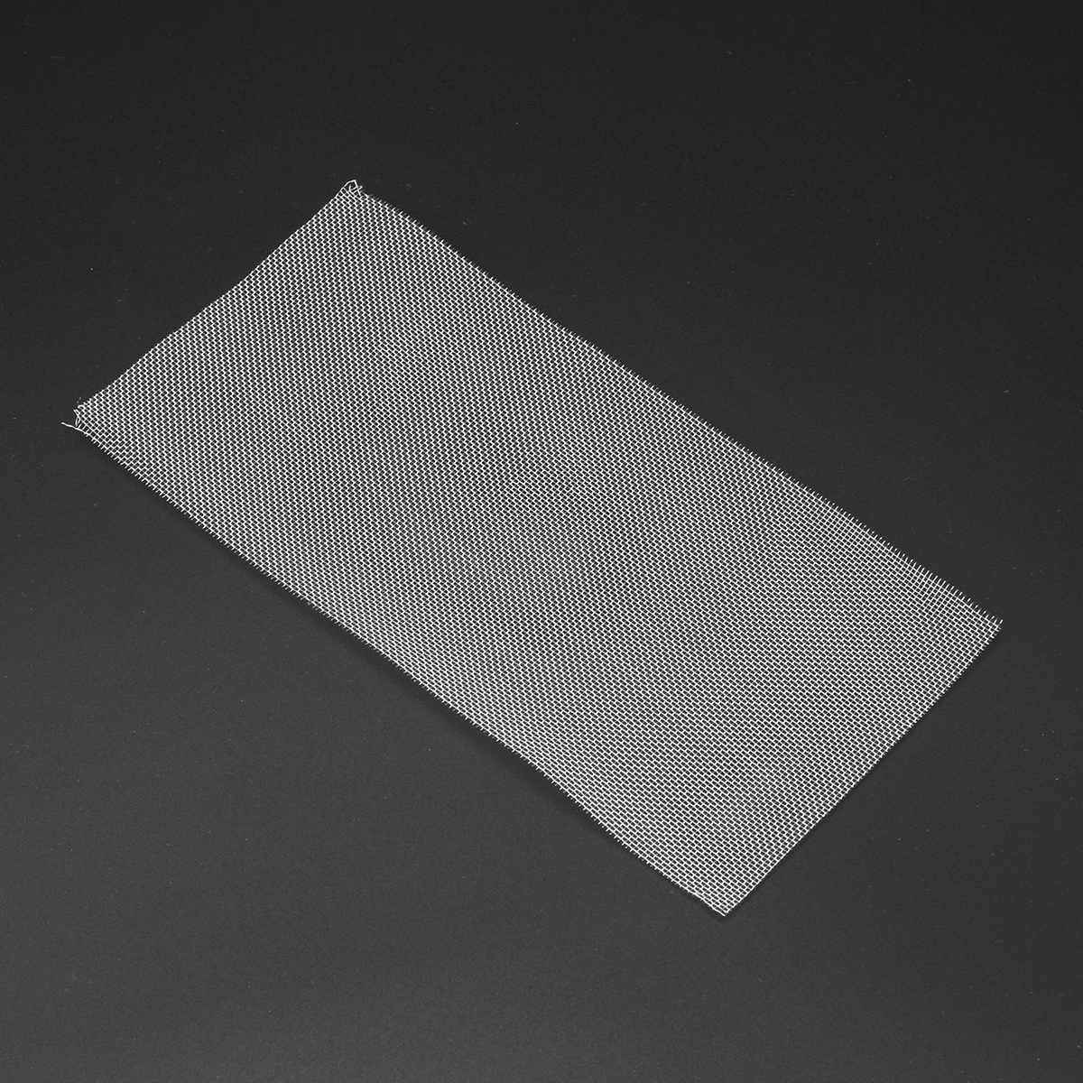 Universal 25x12.5cm Mesh Front Fix Mesh Universal Repairing Mouldings Car Bumper Stainless Steel Grille Net Panels Glue Plastic