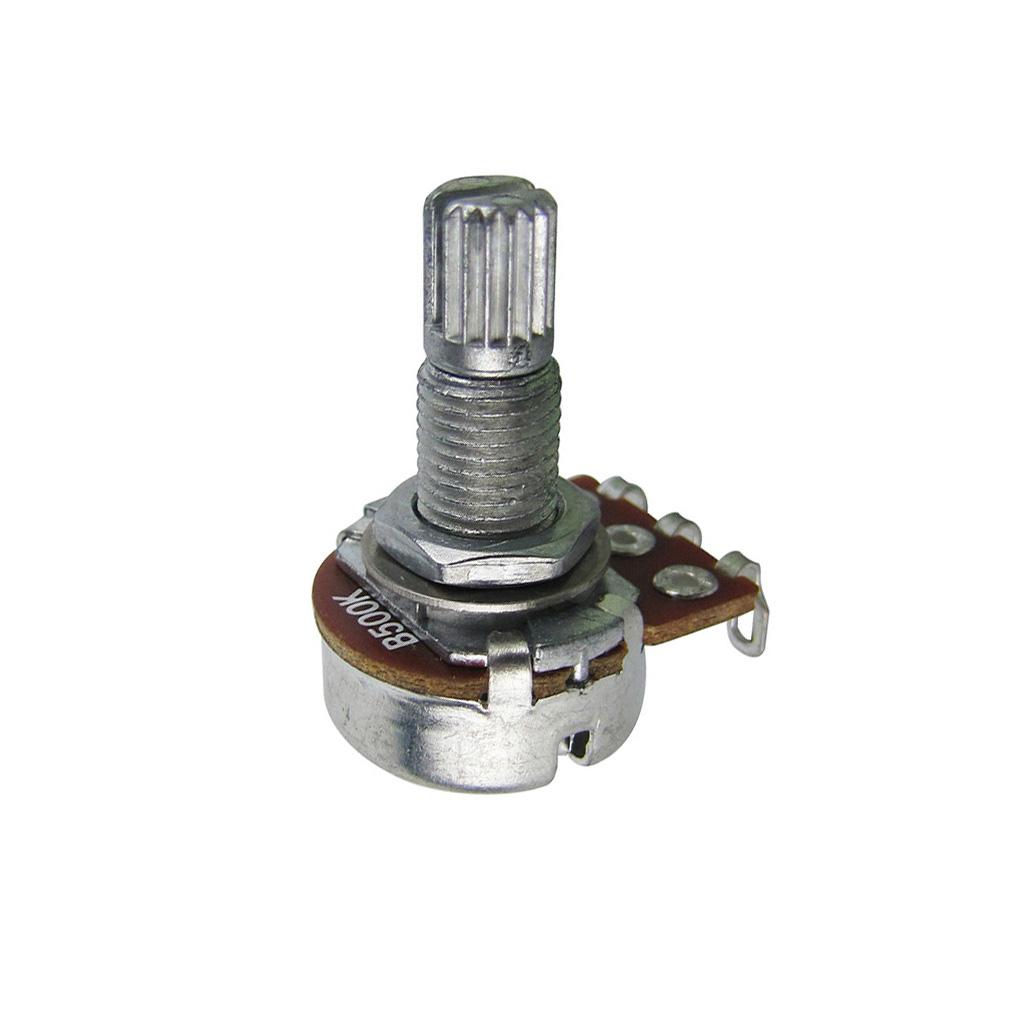 Fleor 8 stück Mini-Potentiometer für e-gitarre und Bass, 250k /500k potis , 18- Keil-gitarrenteile: Blau