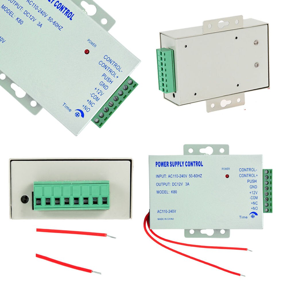 Door Access Control Power Supply Switch Transformer 3A DC 12V/AC 110-240V K80