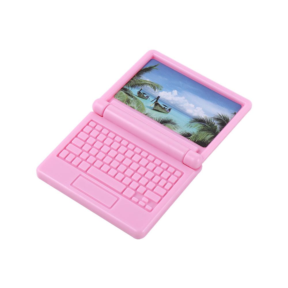 Decor DIY Accessoires Poppenhuis Decoratie Ambachten Poppenhuis Miniatuur Poppenhuis Meubels Simulatie Laptop Poppenhuis Computer