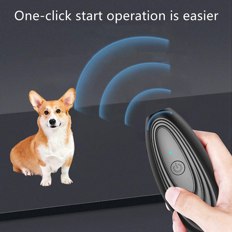 Ultrasonic Dog Barking Deterrent Pet Training Control Anti Stop Device Against Repeller Scare Trainer