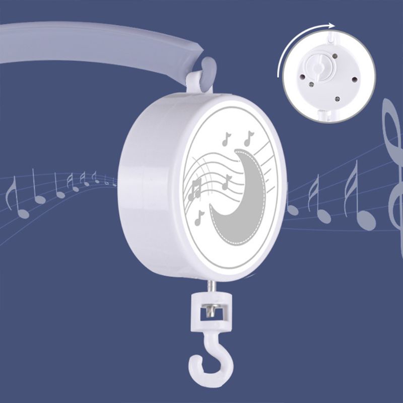 Babybedje Mobiele Rammelaar 0-12 Maanden Muziek Roterende Bed Bel Baby Onderwijs Speelgoed G99C