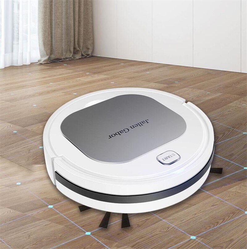 Upgraded Smart Robot Vacuum Cleaner Multifunctional 3-In-1 Auto Rechargeable Floor Sweeping Robot Dry Wet Vacuum Cleaner Machine