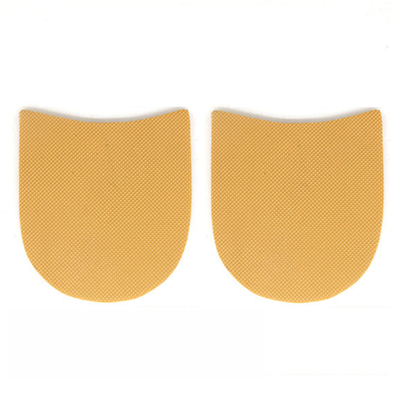 Diy Pad Klassieke Slijtvaste Vervangen Schoenzool 1 Paar Anti Slip Beschermende Half Zolen Reparatie Hak Zool Schoen accessoires: YELLOW