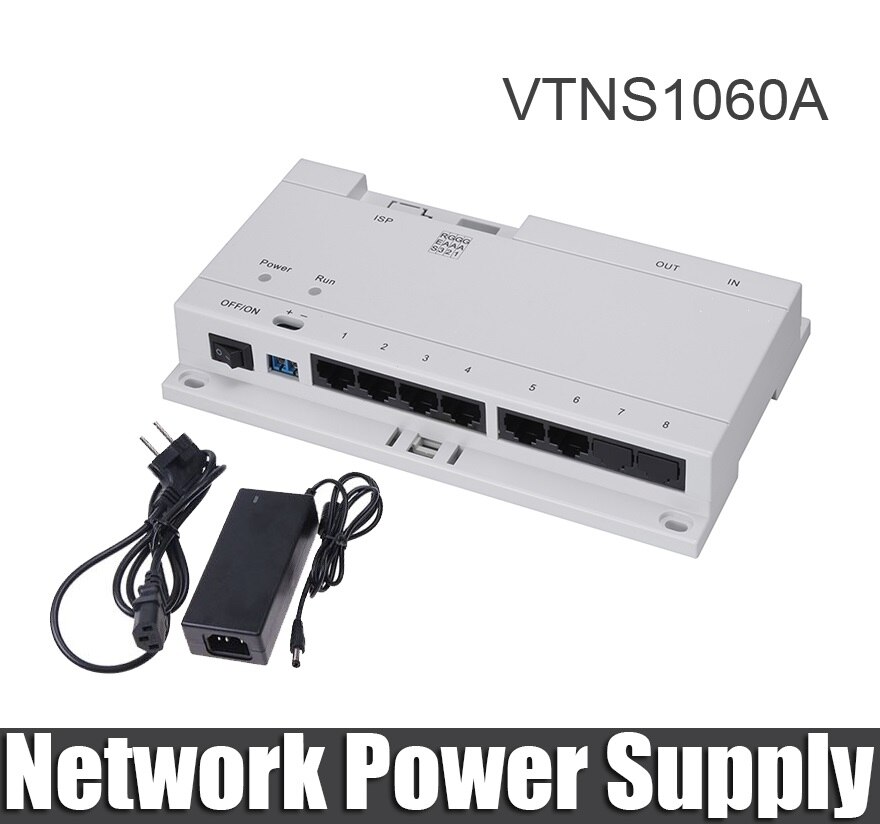 Dahua VTNS1060A Video Intercom POE Switch voor IP Systeem VTO2000a Verbinding max 6 binnen-monitoren met de Kat 5e kabel