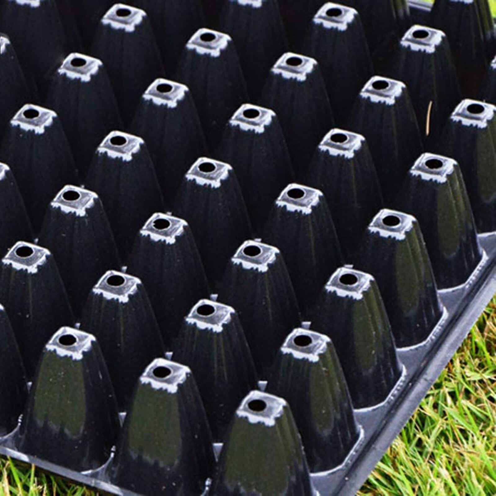 Bac de démarrage de semis en plastique avec 32/50/98/105/128 trous, 10 pièces, pour plantation de semis, plantes de Propagation, Pots de fleurs, pépinière