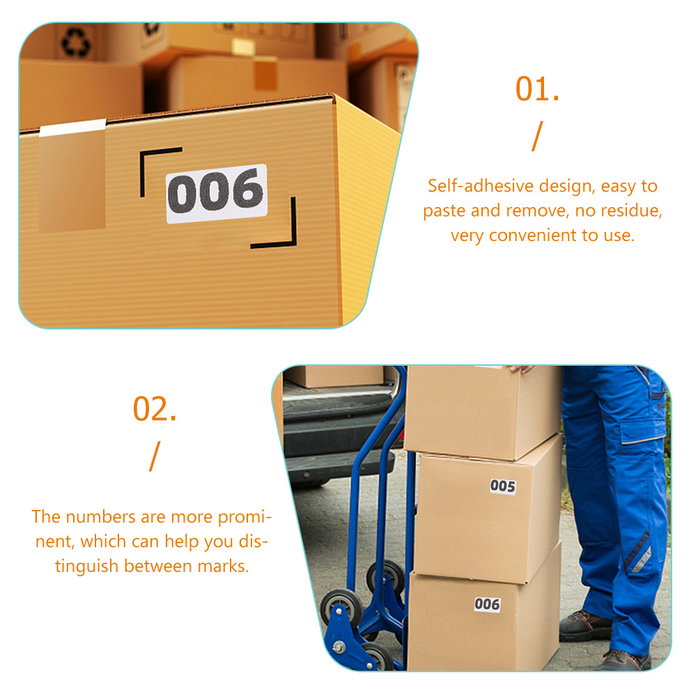1 rollo de pegatinas autoadhesivas con números, etiquetas de inventario, etiquetas de clasificación, accesorios para carpetas de archivos, productos de archivo, oficina y escuela