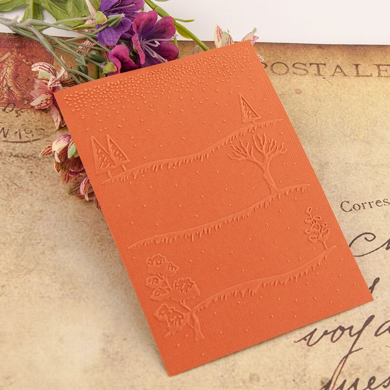 Tree Embossing folders Plastic Template for DIY Scrapbooking Crafts Making Photo Album Background Card Decoration