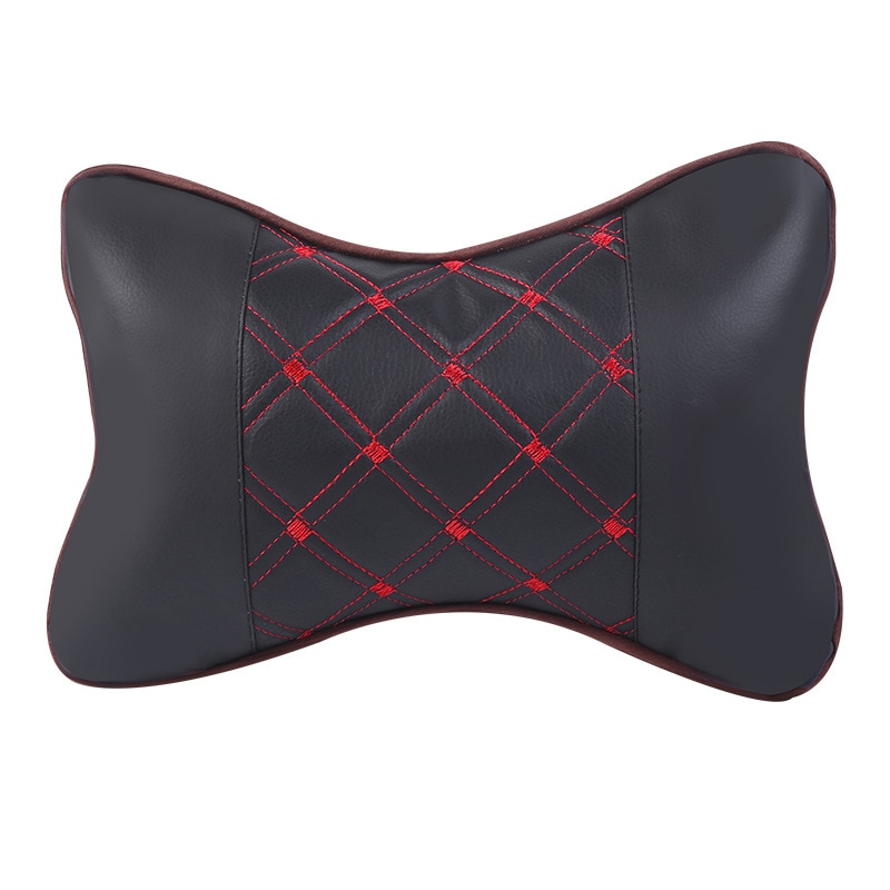 Almohada para reposacabezas de coche, cojín para asiento de coche, Protector de cuello, asiento de automóvil, accesorios para Restauto, algodón de memoria: Ordinary headrest