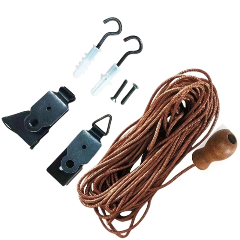 1 Set Rolgordijnen Fittingen Liftkoorden Bamboe Gordijn Repareren Touw Rolkap Accessoires Gereedschap Reparatie Onderdelen