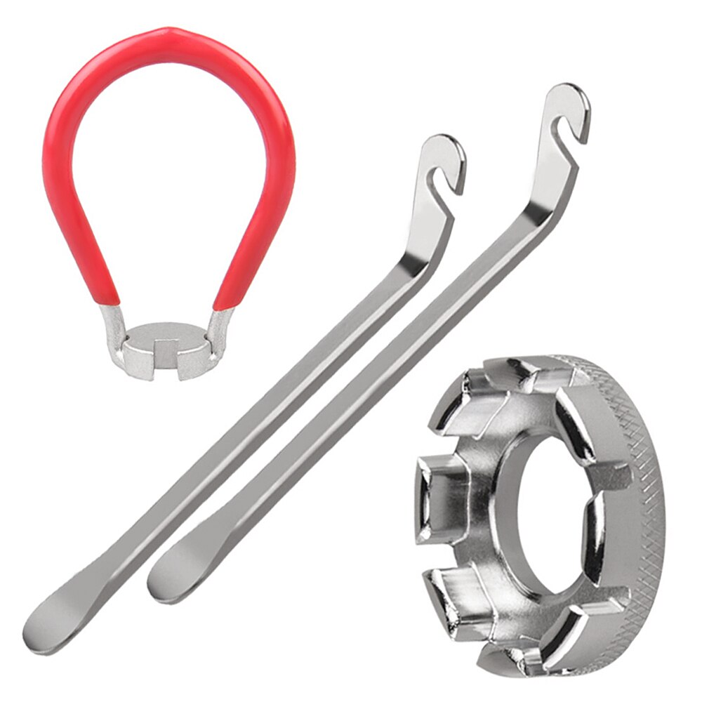 4 Pack Fahrrad Sprach Werkzeug Fahrrad Speichen Schlüssel Tasche Werkzeug 6 in 1 Fahrrad Rand Abrichten Werkzeug Richtige Werkzeug mit reifen Hebel Fahrrad Teile: verrotten