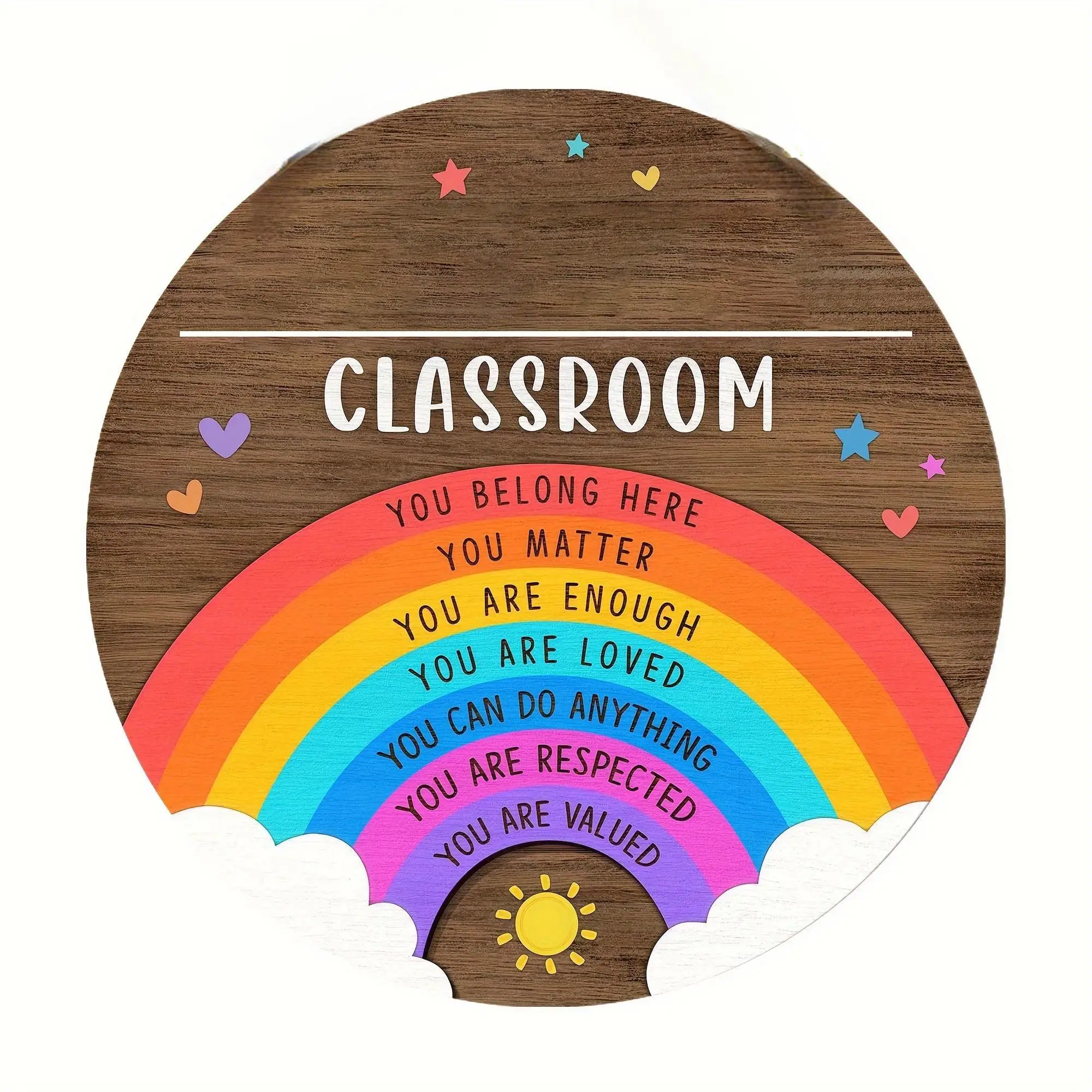Ronde metalen aluminium bord STOP teken grappige poster decoratieve platen entree cadeau masker thema voor Bar Club Home kamer muur decor: L / Paars