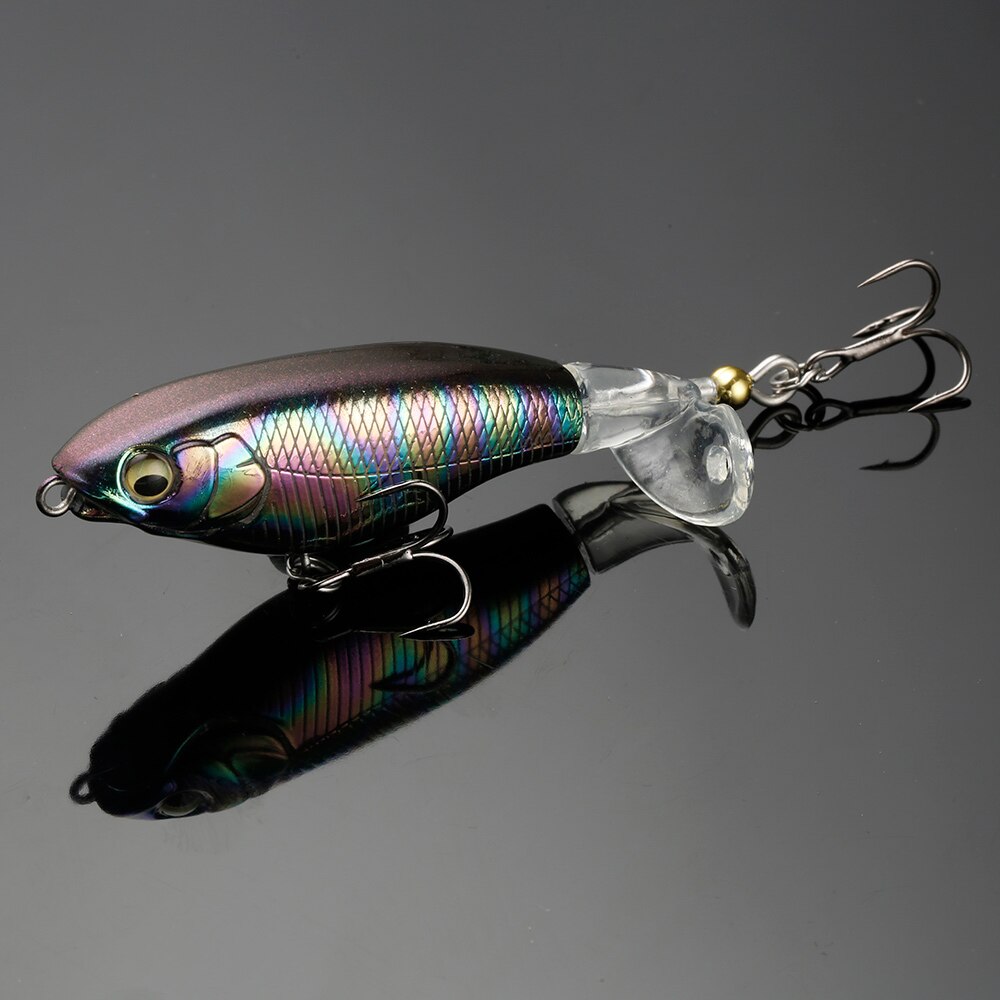 BOTE 70mm 85mm Whopper Plopper Schwimm Rotierenden Schwanz Künstliche Harten Köder Angeln Lockt 5,8g 10,5g Harte köder Bass Lockt: F / 70mm
