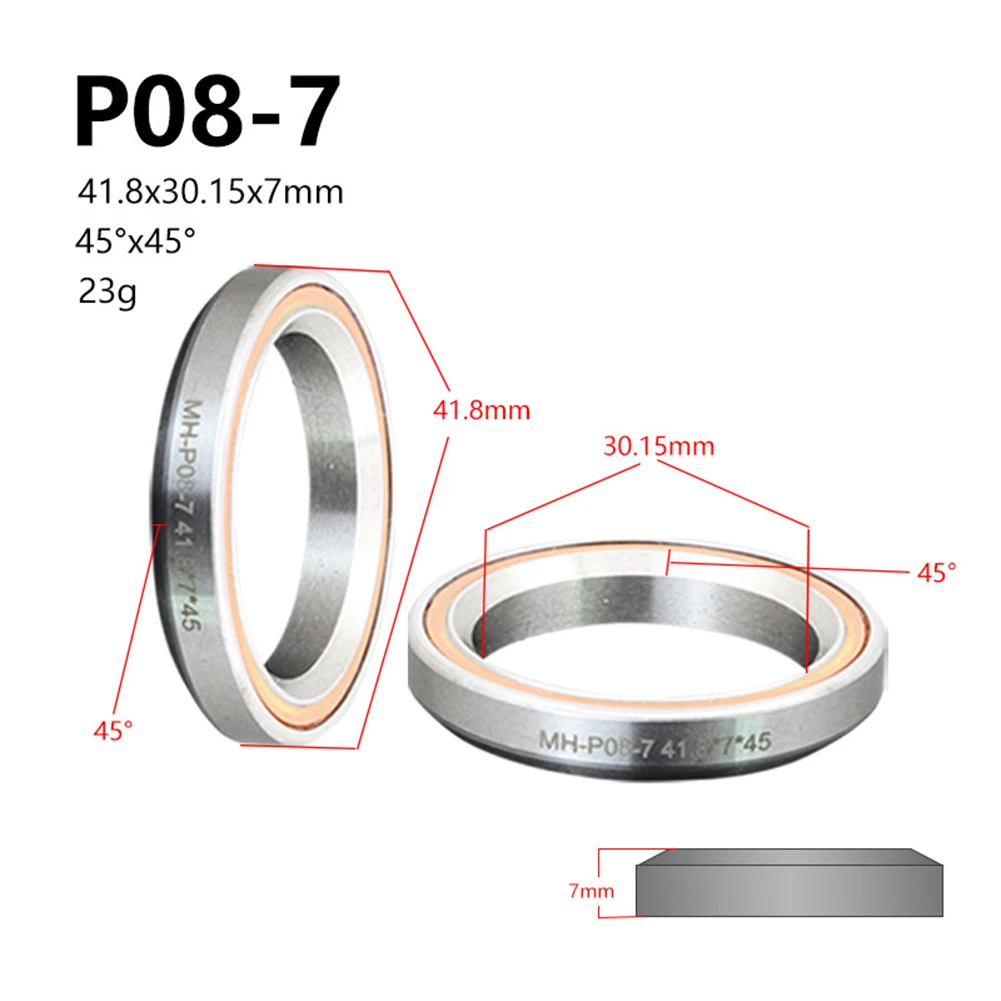 Fahrrad-Headset-Lagerbier, 1,5 1 1/8 Zoll, 45/36 Winkel, Fahrrad-Lenklager, 38/39/41/44/49/52 mm, Radfahren-Headset-Lagerbier