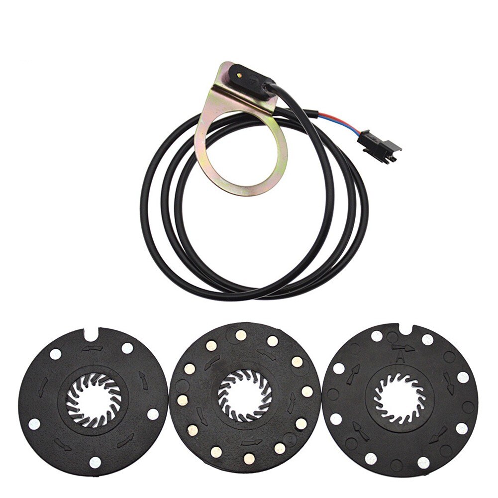 Elcykelpedal passystem assistentsensor 5 8 12 magneter hastighetssensor e-cykel magnetisk booster legering pulshjälpsensor