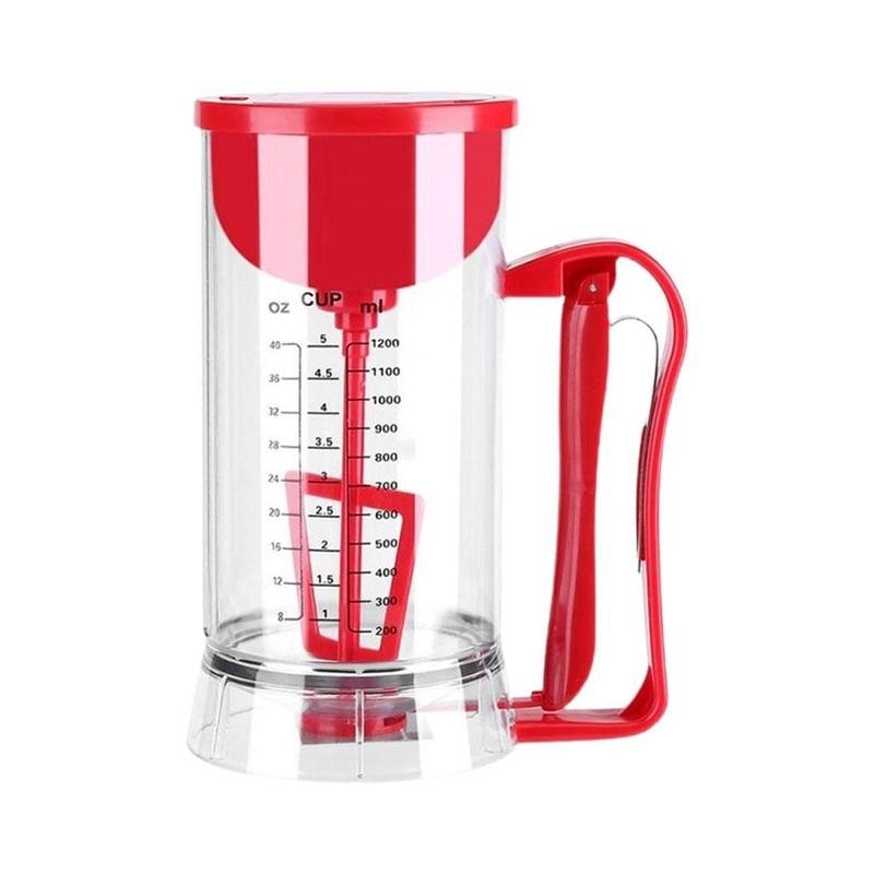 Electric Powered Batter Mixer Dispenser Pancake Batter Dispenser Cupcake Waffle Batter Maker Machine Kitchen Tools Batter Mixer