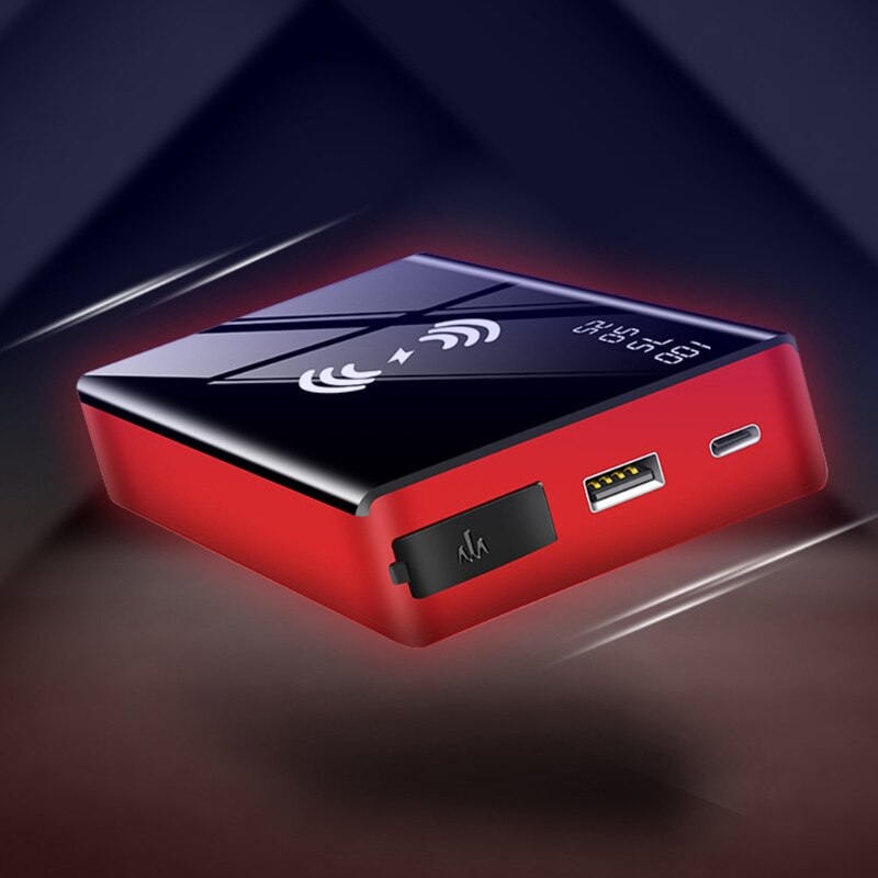 Wireless Charge Car Jump Starter Smart Clip Emergency Battery Booster Power Bank