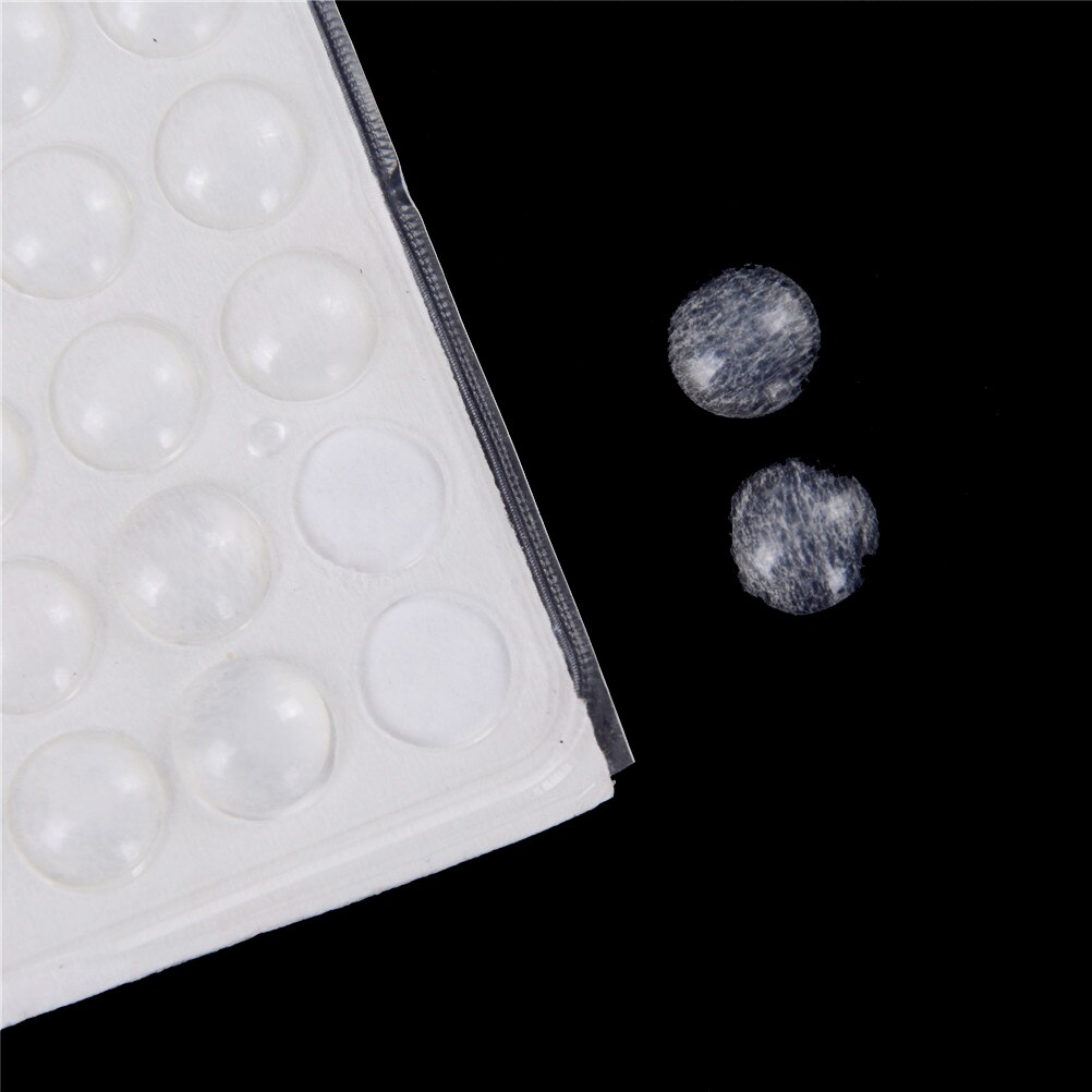 10/100 stk selvklæbende gummifødderpads silikone gennemsigtig skabsdør tæt buffer kofanger stoppude til skuffeskab