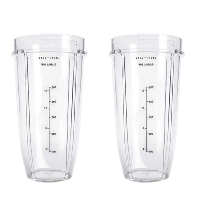 3 stk bærbare 24 oz ounce kop reservedele tilbehør til nutri ninja auto -iq 900w 1000w og duo blenders juicer
