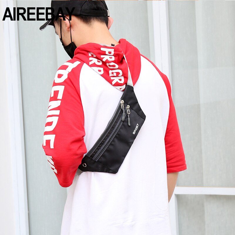 AIREEBAY Mini Fanny Pack For Women Portable Colorful Waist pack Travel Multifunctional Waterproof Phone Belt Bag