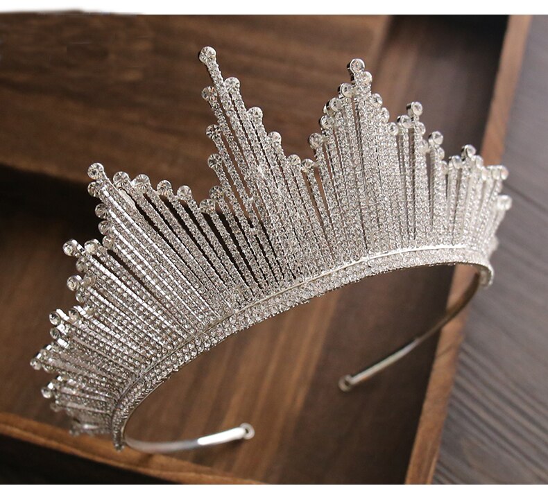 Bling bling sæt kroner øreringe brude smykker tilbehør bryllup diadem rhinestone krystal hovedstykke formel bolero brude wrap