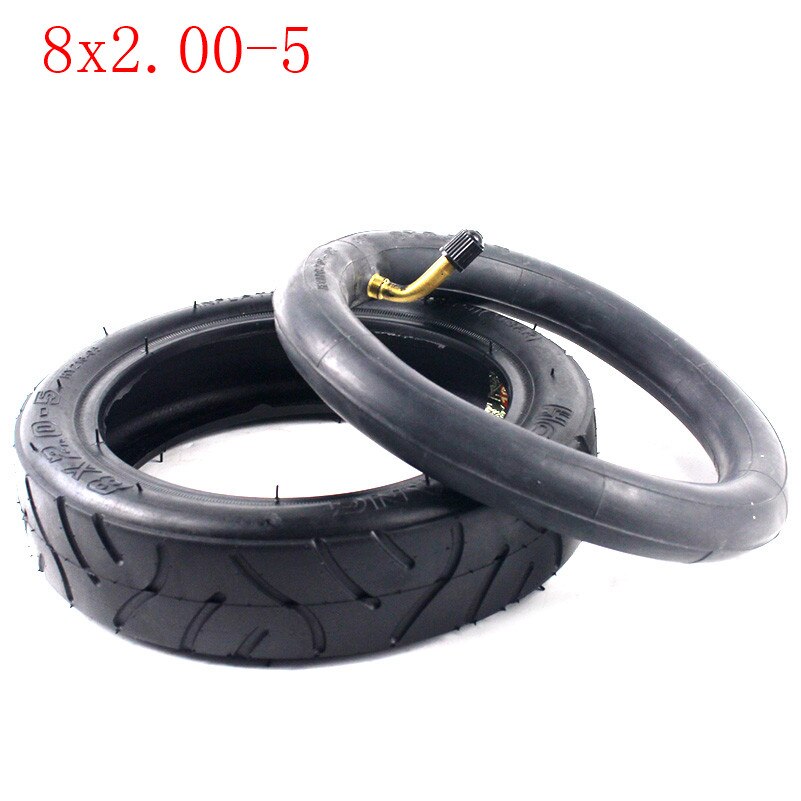 Super 8X2.0-5 Tyre Inner Tube for Electric Scooter Baby Trolley 8 Inch Pneumatic Tire 8*2.00-5 Tires: inner and outer tire